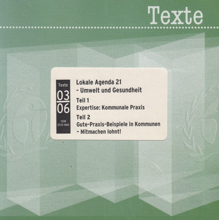 2006 Böhme et al: LA21 - Umwelt und Gesundheit