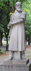 2015_09_09 Wien, Arkadenhof der Universität: Chirurg Theodor Billroth, 1829-1894