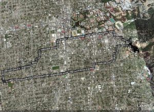 2008_08_31 Berkeley (CA), from Milvia St. to the race track