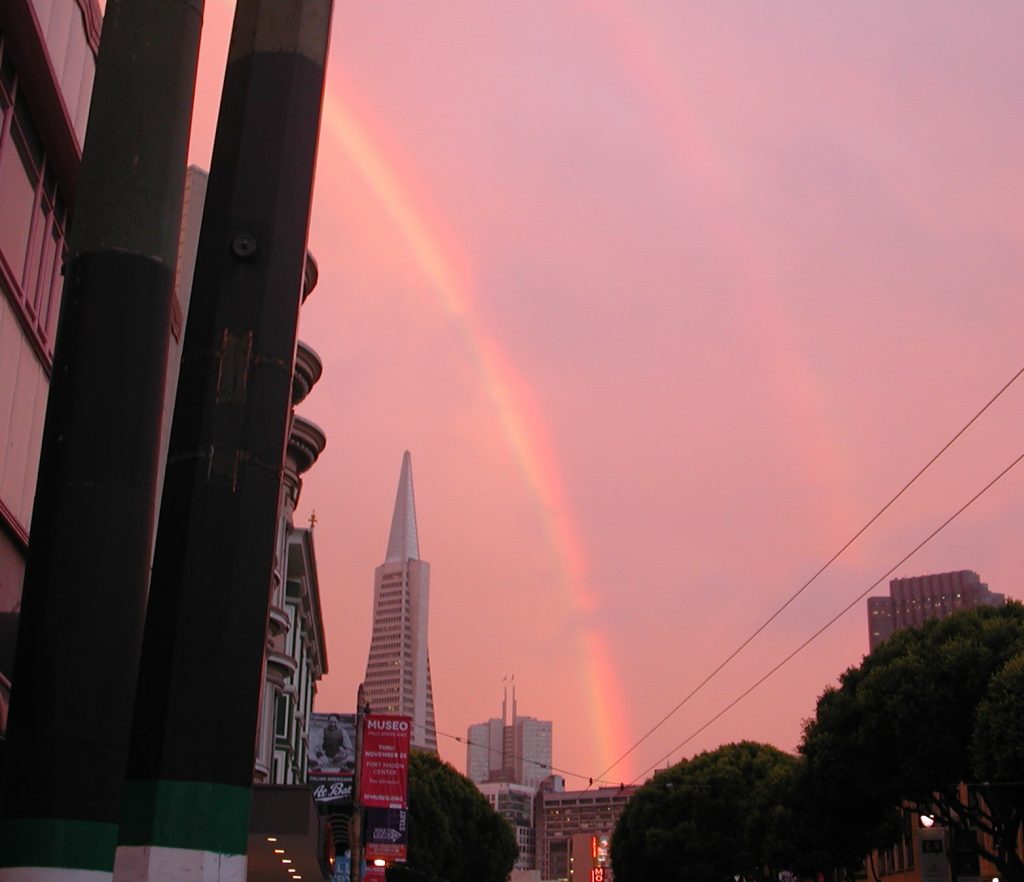 2012_09_05 San Francisco (CA), Columbus St: double rainbow