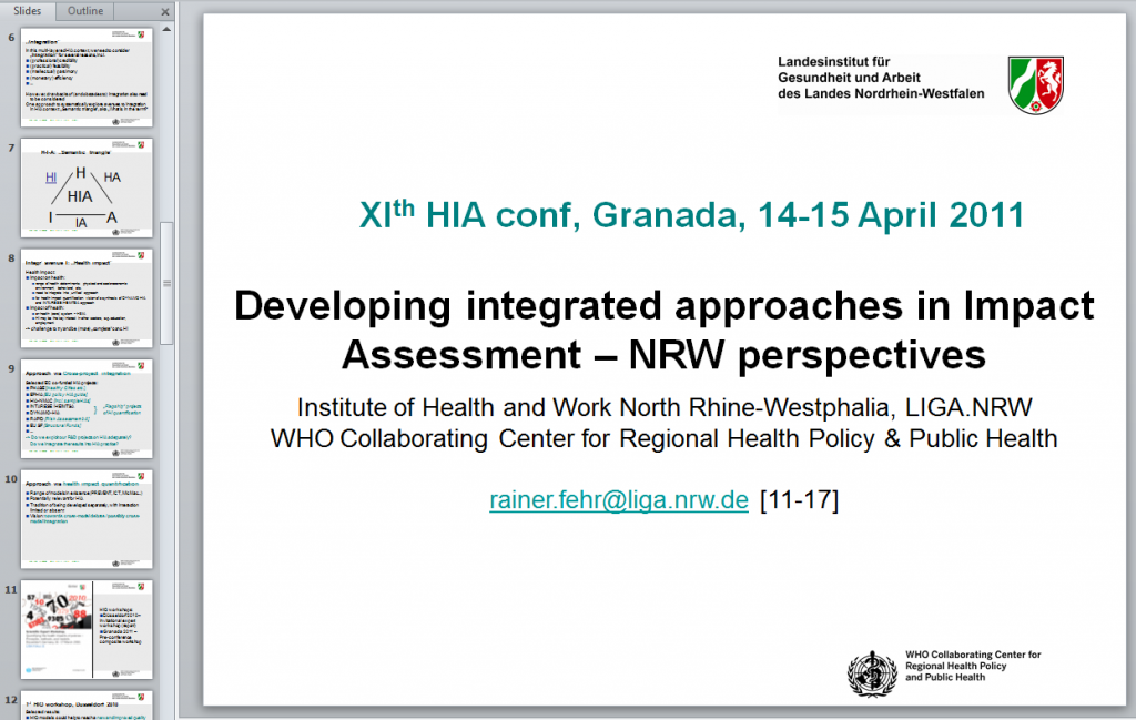2011_04 IA integr, slide 1, HIA conf Granada (ES) [11-17]