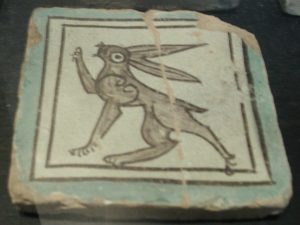 2011_09_05 Avignon (F), Papstpalast: Hasenkachel