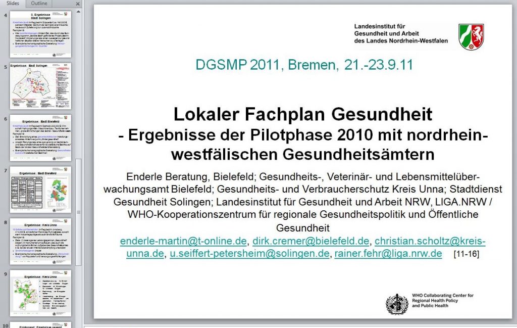 2011_09_23 Enderle et al: Fachplan G [11-16], bei DGSMP-Tagung Bremen