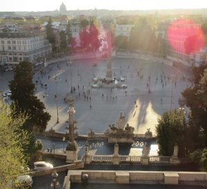 2017_03_28 Roma (I), Piazza del Popolo, unterhalb des M. Pincio