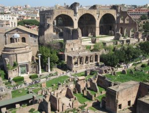 2017_03_31 Roma (I), Forum Romanum mit Maxentius-Basilika