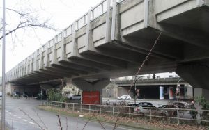 2018_01_11 Bielefeld: Urban freeway