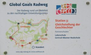 2018_01_11 Bielefeld: Global Goals cycling loop