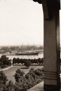 1962_07_16 Passat vom Wasserturm in Travemünde aus