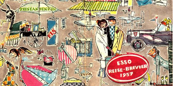 Reise-Brevier Esso 1957 Graphik Katja Hassler