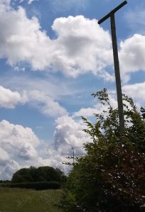 2019_08_08 Römerpark Ruffenhofen, visualisierte Kastellmauer