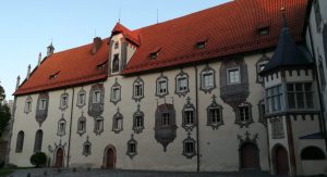 2019_08_14 Füssen Hohes Schloss mit Illusionsmalerei