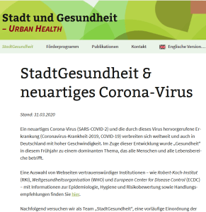 2020_03_31 StadtG &amp; Corona screenshot