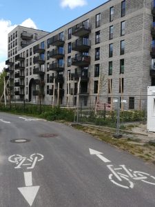 2020_05_19 Hamburg: Nördliches Pergolenviertel, Baufeld 2ab mit Veloroute 5