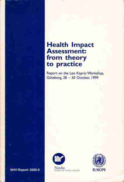 Diwan et al 2000 HIA ws Göteborg 1999 report