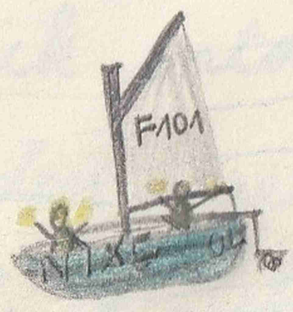 1957-58 Heimatkunde - Gaffeljolle