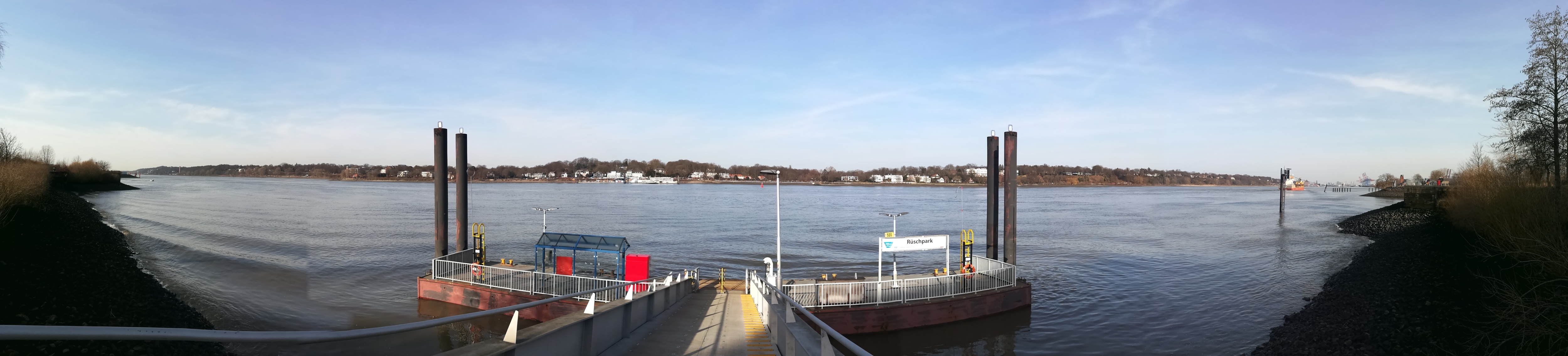 2021_02_20 Finkenwerder, Anleger Rüschpark, Elbblick