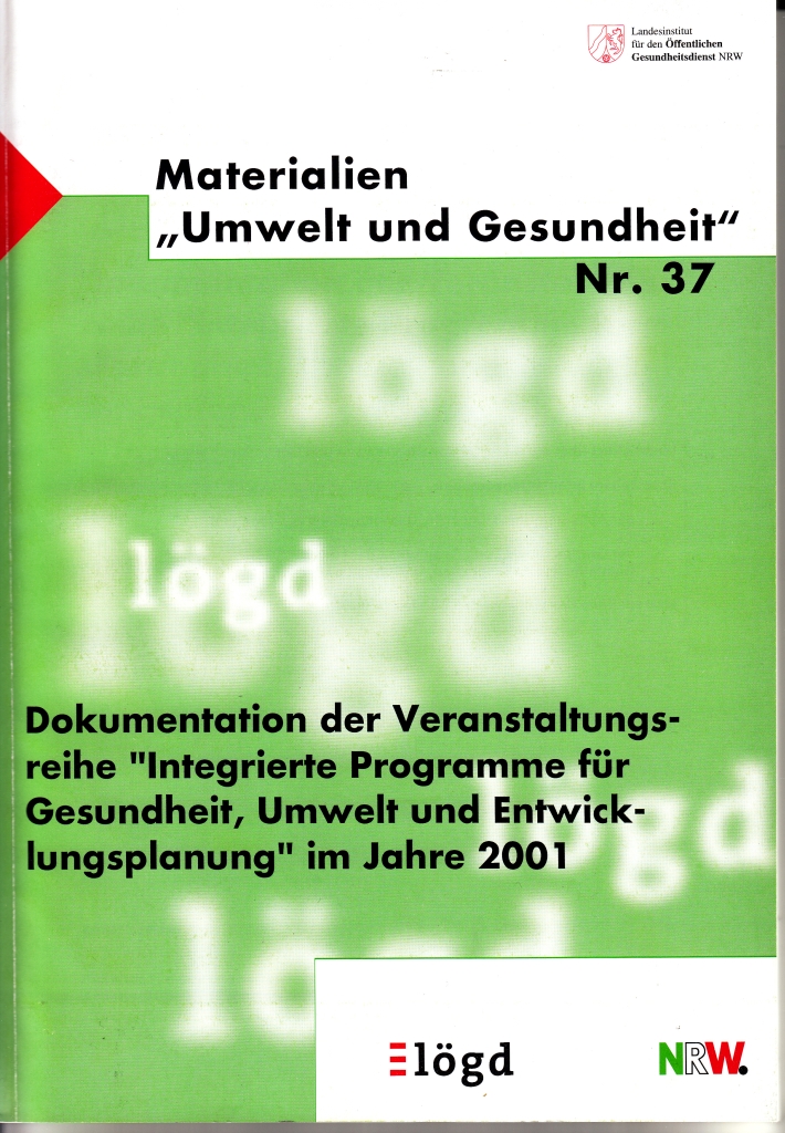 Wolf et al 2002 Veranst.reihe Int.Pro 2001 Mat Wolf et al 2002 Veranst.reihe Int.Pro 2001 Mat U&G Nr.37 p.0