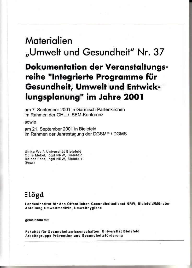 Wolf et al 2002 Veranst.reihe Int.Pro 2001 Mat U&G Nr.37 p.i