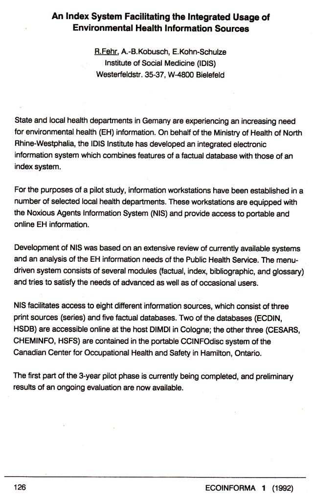 92_05 Fehr et al 1992 Index system Abstract 1992_09_14-18