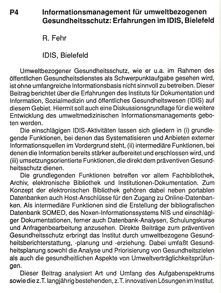 92_06 Fehr 1992 Inf_mmt bei GMDS