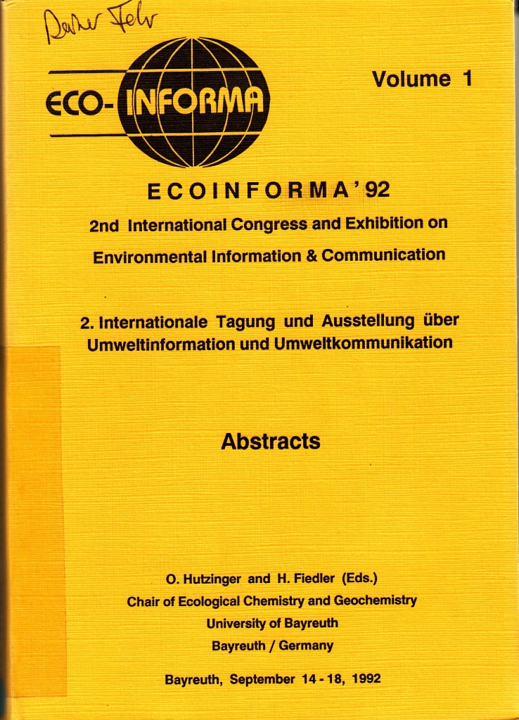 92_14 Eco-Informa '92 Bayreuth Titel 1992_09_14-18