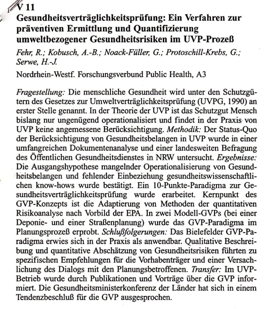95_22 Fehr et al 1995_10_05-07 GVP Abstract