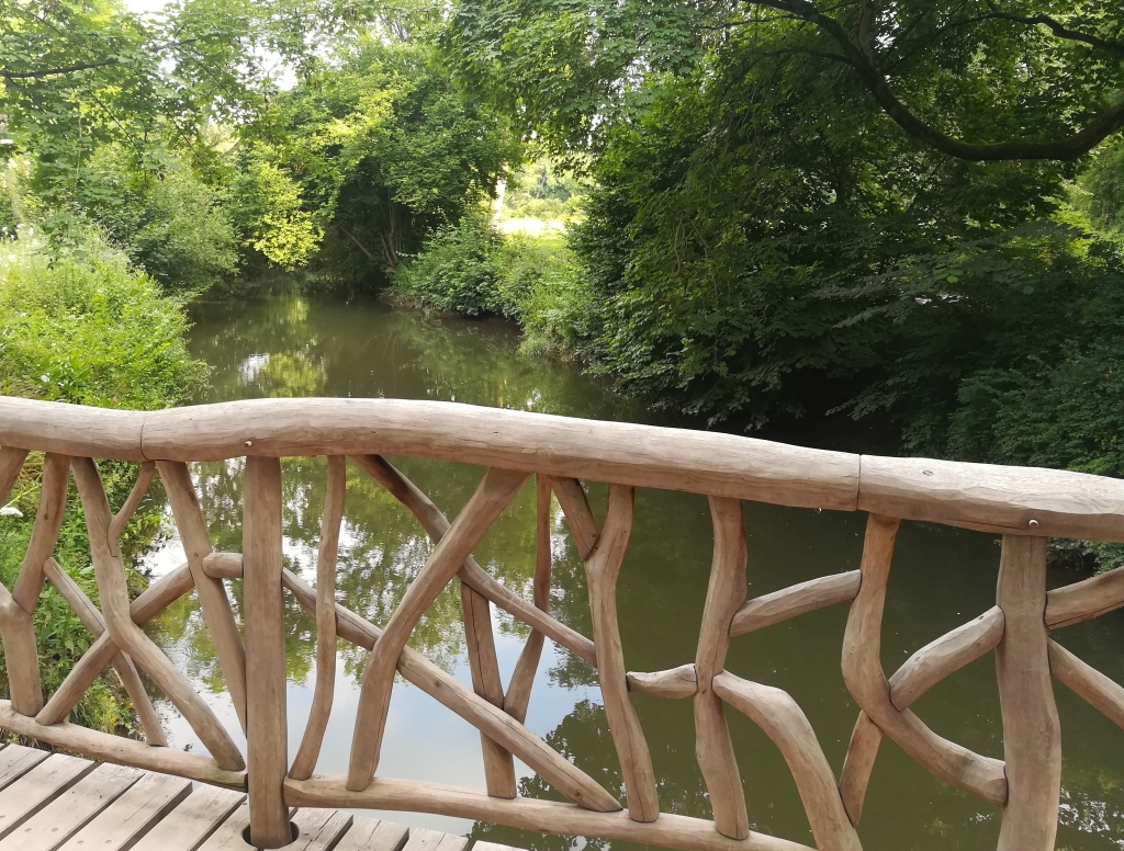 2021_07_22 Weimar, Ilm-Park, Naturbrücke